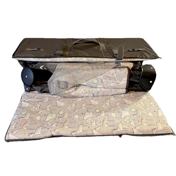 Graco Pack n Play Travel Crib Play Yard Folding Portable Wheels Open Box NEW - Picture 3 of 9